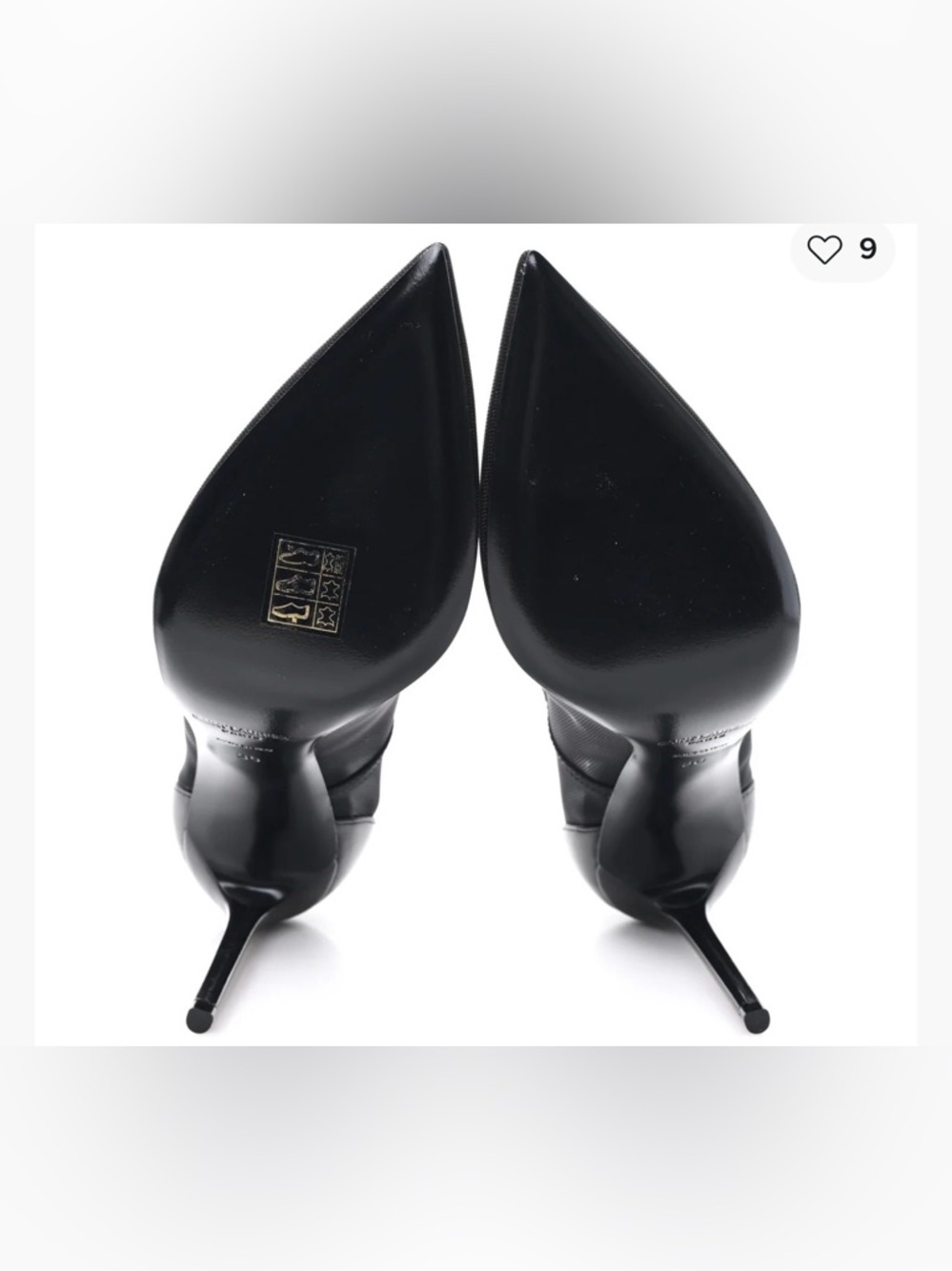 YSL Mesh 105 Anja Pumps Black - Picture 5 of 12